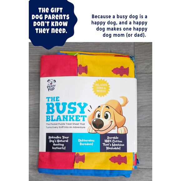 The Busy Blanket Snuffle Mat for Dogs of All Sizes & Breeds - Dog Snuffle Mat - Picture 6 of 9